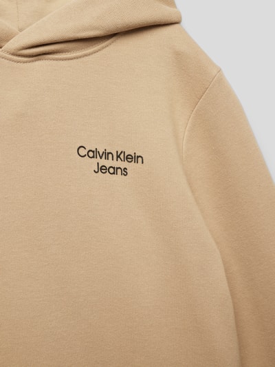 Calvin Klein Jeans Bluza z kapturem i detalami z logo Camel 2