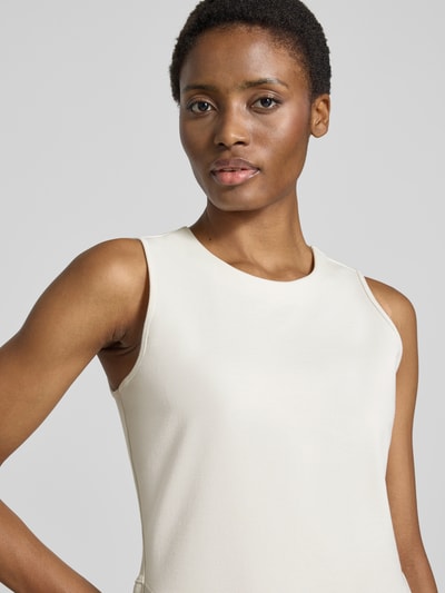 Calvin Klein Womenswear Sukienka casualowa z szwem w talii Złamany biały 3
