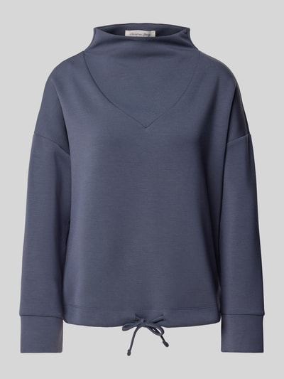 Christian Berg Woman Sweatshirt mit Turtleneck Dunkelgrau 2