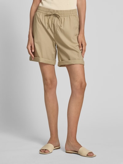 s.Oliver RED LABEL Relaxed Fit Shorts aus Baumwoll-Lyocell-Mix Beige 4