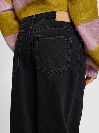 WEEKDAY Loose Fit Jeans im 5-Pocket-Design Modell 'Rail' Black 3