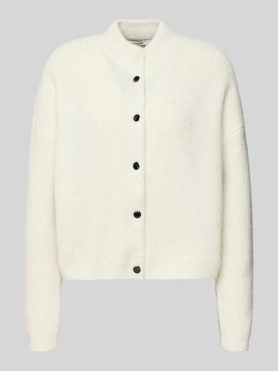 Gestuz Gebreid jack met opstaande kraag, model 'manzi' Beige - 2