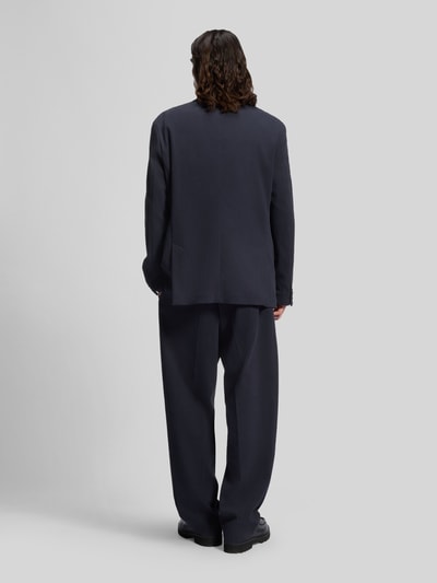 HUGO Slim Fit Sakko aus Baumwoll-Mix Marine 5