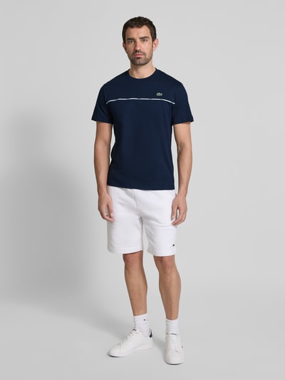 Lacoste T-Shirt mit Logo-Badge Blau 1