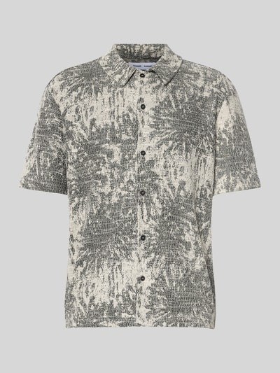 Samsøe Samsøe Regular fit vrijetijdsoverhemd met platte kraag, model 'KVIST' Middengrijs gemêleerd - 2