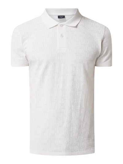 JOOP! Jeans Poloshirt mit Stretch-Anteil Weiss 2