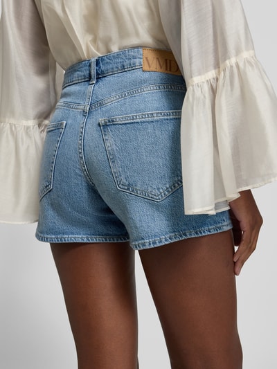 VERO MODA Regular Fit Jeansshorts aus Baumwoll-Mix Modell 'TESS' Blau 3