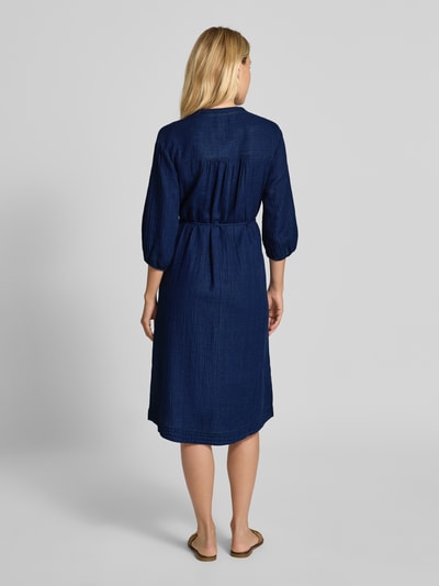 s.Oliver RED LABEL Loose fit vrijetijdsjurk van puur katoen Jeansblauw - 5