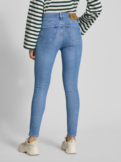 Calvin Klein Jeans Super Skinny Fit Jeans im 5-Pocket-Design Hellblau 5