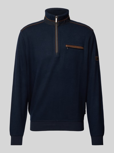 bugatti Sweatshirt mit Stehkragen Marine 2