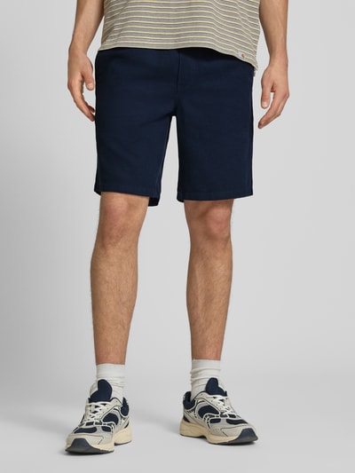 JACK & JONES Szorty z fakturowanym wzorem model 'JAIDEN' Ciemnoniebieski 4
