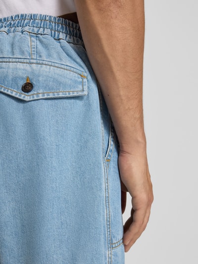 Officine Générale Straight Fit Jeans aus reiner Baumwolle Jeansblau 3