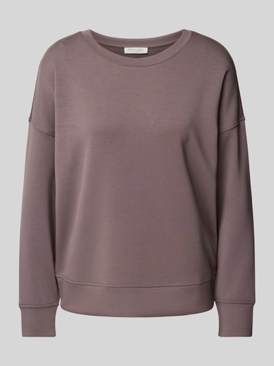 Christian Berg Woman Sweatshirt met kapmouwen Chocoladebruin - 2