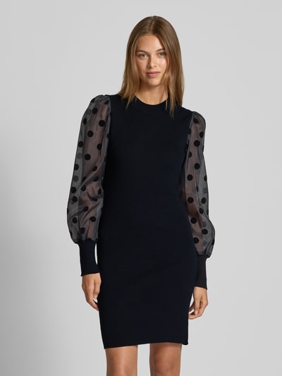 YAS Knielanges Kleid aus Viskose-Mix Modell 'DOTME' Black 4