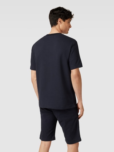 Marc O'Polo T-shirt z bawełny z okrągłym dekoltem Granatowy 5
