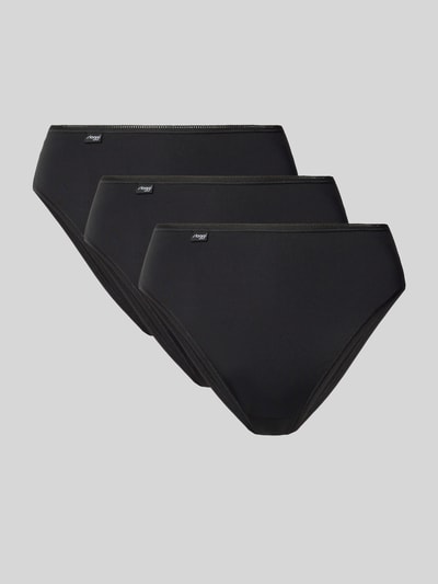 Productfoto, Slip mit Label-Detail im 3er-Pack van Sloggi, Materiaalmix met stretch, nauwsluitende pasvorm, labeldetail, set van 3