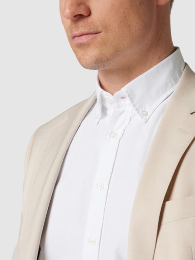 Christian Berg Men Koszula biznesowa o kroju regular fit z kołnierzykiem typu button down Biały 3