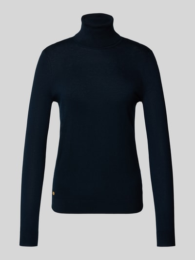 Lauren Ralph Lauren Regular fit coltrui met zijde, model 'ZOE' Blauw - 2