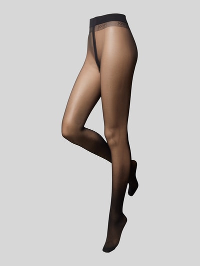 JOOP! Collection Panty met elastische band, model 'SHEER DELUXE' Zwart - 1