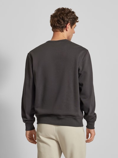 CHAMPION Sweatshirt mit Label-Stitching Anthrazit 5