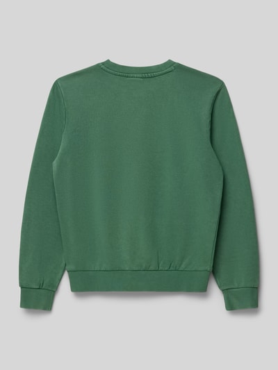 s.Oliver RED LABEL Regular fit sweatshirt van katoenmix Groen - 3