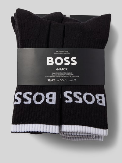 BOSS Socken mit Label-Detail im 6er-Pack Black 3