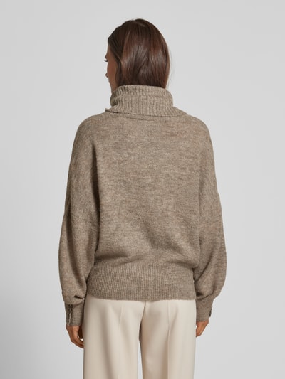 ICHI Rollkragenpullover mit Rollkragen Modell 'KAMARA' Taupe 5