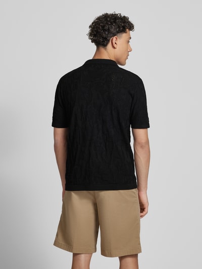 Only & Sons Koszula casualowa z kołnierzem z połami model ‘DAN’ Czarny 5