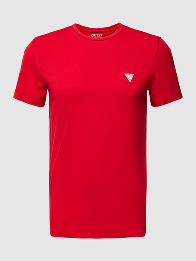 Guess T-Shirt mit Logo-Detail Modell 'JOE' Rot 2