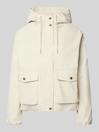 Produktfoto, Regular Fit Parka aus Baumwoll-Mix von s.Oliver RED LABEL, kolor jednolity, krój regular fit, kaptur z troczkiem, zamek błyskawiczny, zakryta listwa guzikowa, długie rękawy z elastycznym mankietem, dół z troczkiem, naszywane kieszenie z patką, materiał: mieszanka bawełny