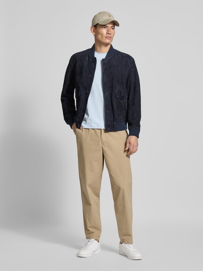 Tommy Hilfiger Slim Fit T-Shirt aus Baumwoll-Elasthan-Mix Bleu 1