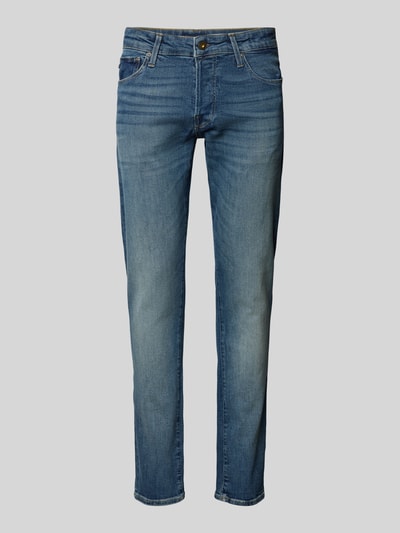 Jack & Jones Jeansy o kroju slim fit z 5 kieszeniami model ‘GLENN’ Jeansowy niebieski 2