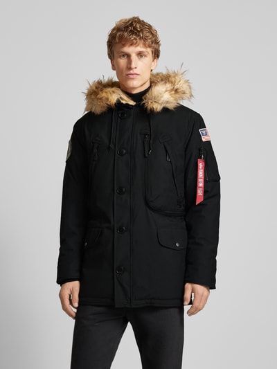 Alpha Industries Parka met opstaande kraag Antraciet - 4