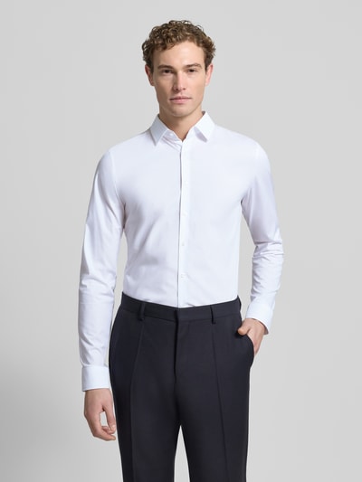 OLYMP No. Six Super Slim fit zakelijk overhemd met extra lange mouw Model 'URBAN KENT' Wit - 4