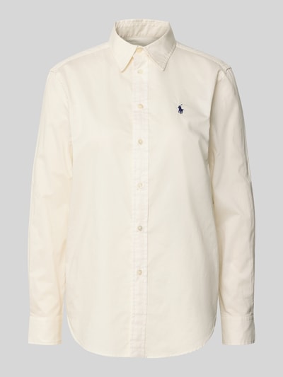 Polo Ralph Lauren Bluzka koszulowa z listwą guzikową Biały 2