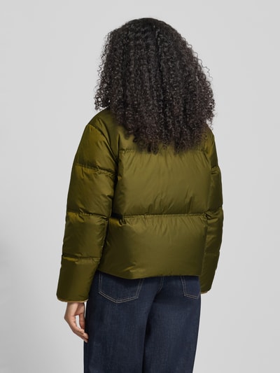 Marc O'Polo Regular Fit Daunenjacke mit Umlegekragen aus Cord Khaki 5