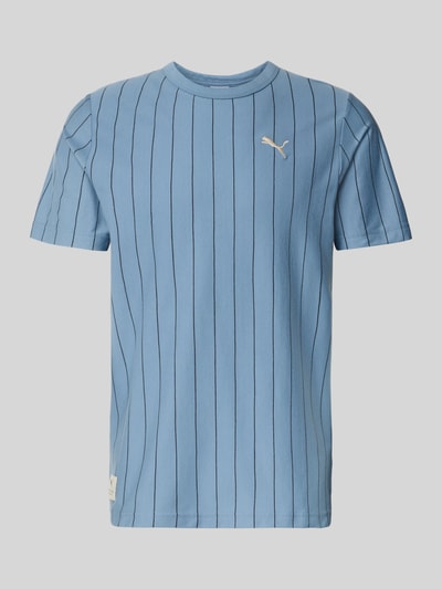 PUMA PERFORMANCE Regular Fit T-Shirt mit Logo-Stitching Modell 'Class' Hellblau 2