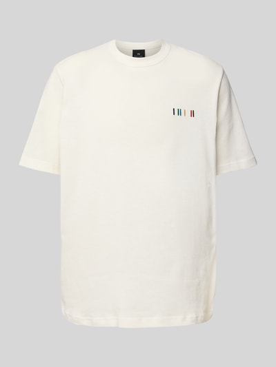 PAUL SMITH T-Shirt mit Motiv-Stitching Offwhite 2