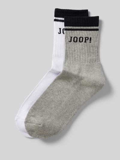 JOOP! Collection Socken im 2er-Pack mit Label-Stitching Weiss 1