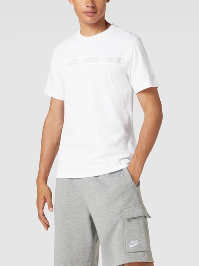 Nike T-shirt met labeldetails Wit - 4