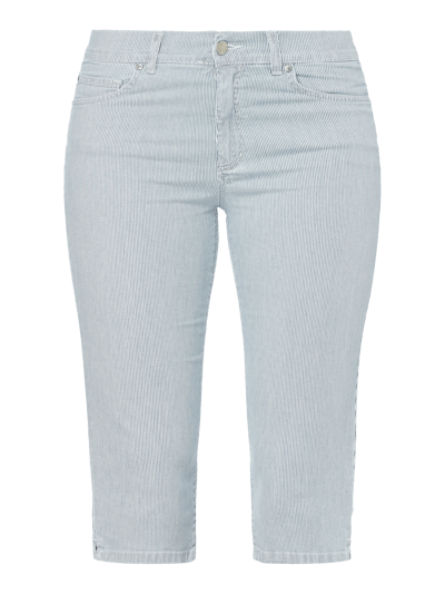 Angels Caprijeans mit Streifenmuster  Jeansblau Melange 1