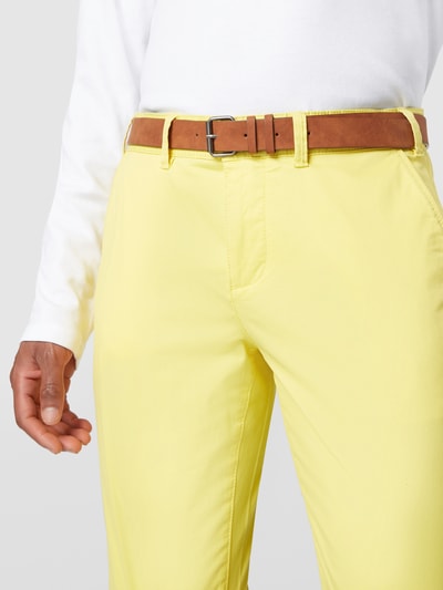 MCNEAL Chino met riem  Lichtgeel - 3