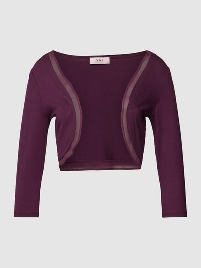 V.M. Bolero mit 3/4-Arm Bordeaux 2