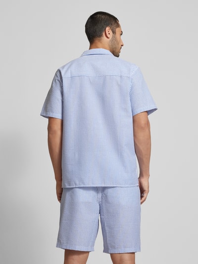Redefined Rebel Regular Fit Freizeithemd mit Reverskragen Modell 'Jonas' Jeansblau 5