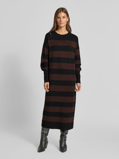 Christian Berg Woman Strickkleid mit Rundhalsausschnitt Schoko 4