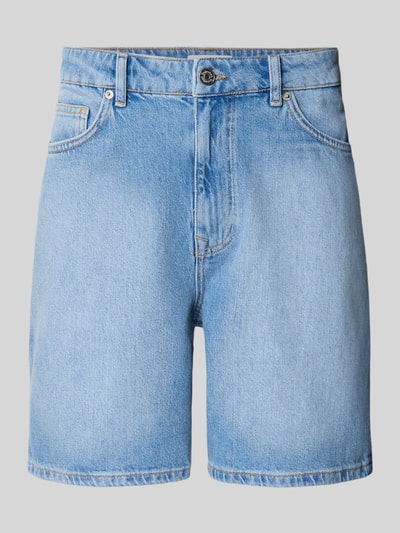 Selected Homme Loose Fit Jeansshorts aus Baumwoll-Lyocell-Mix Modell 'ALEX' Hellblau 2