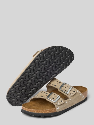 Birkenstock Sandalen met studs, model 'Arizona' Taupe - 4
