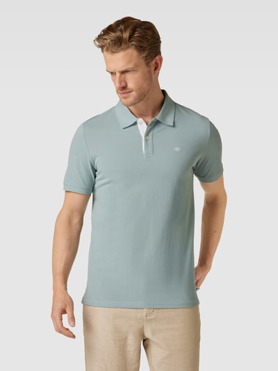 Tom Tailor Poloshirt im unifarbenen Design Modell 'BASIC' Lind 4