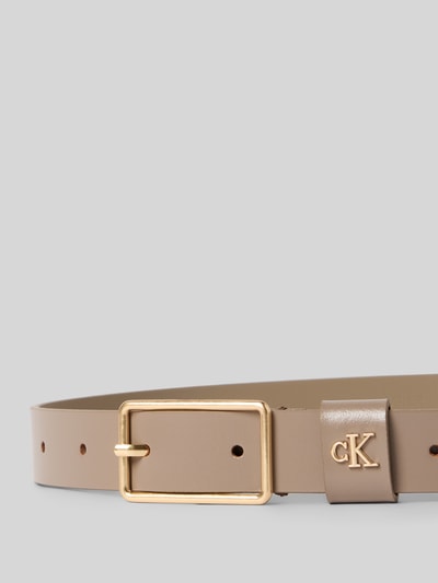 CK Calvin Klein Riem met labeldetail Taupe - 2