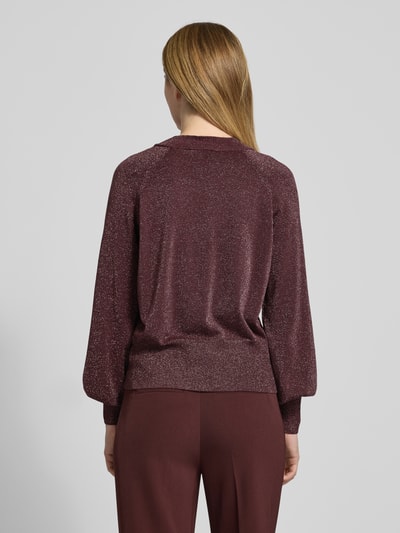 B.Young Strickpullover aus Viskose-Mix Modell 'MOBBE' Mittelbraun 5